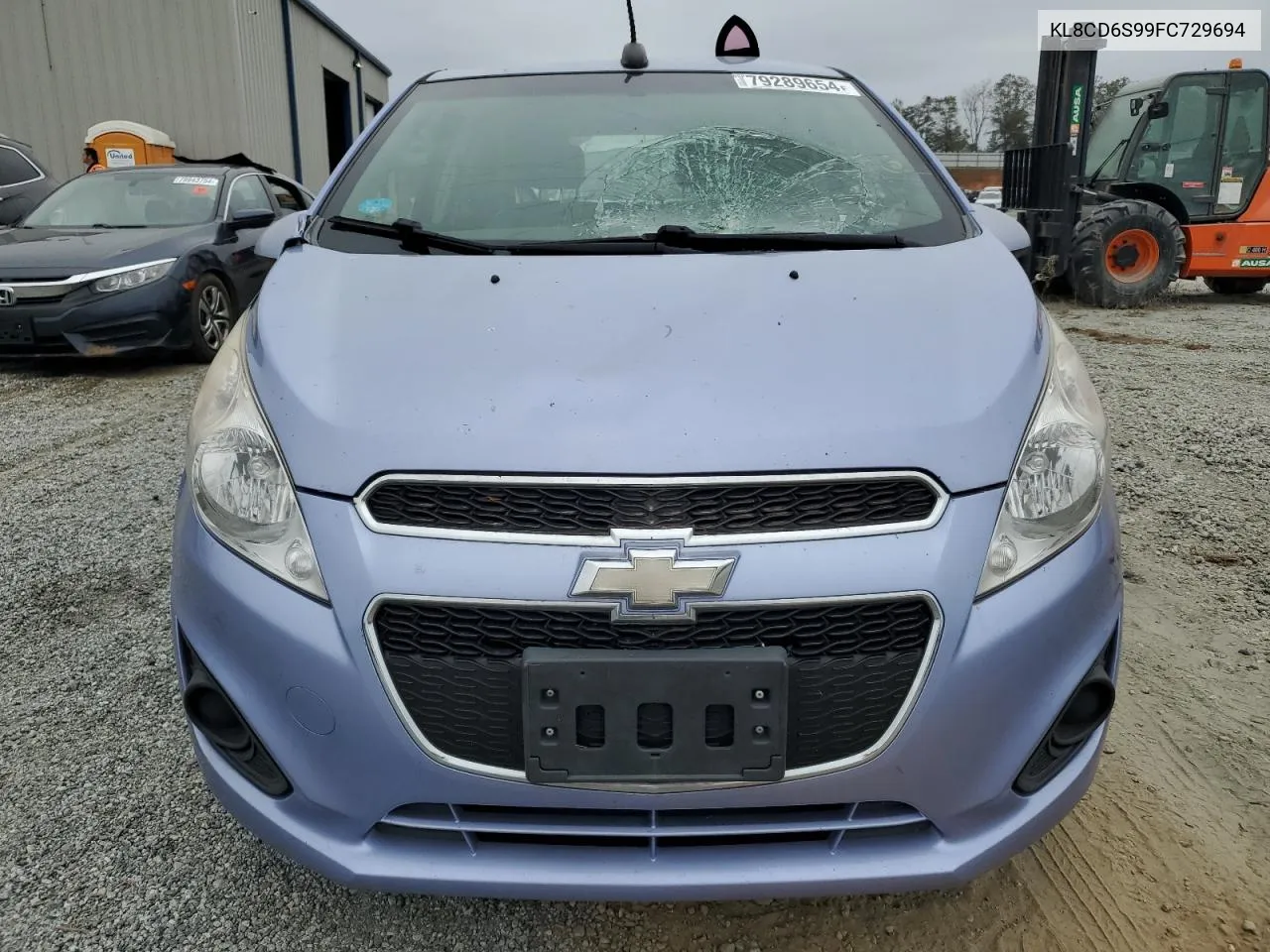 2015 Chevrolet Spark 1Lt VIN: KL8CD6S99FC729694 Lot: 79289654