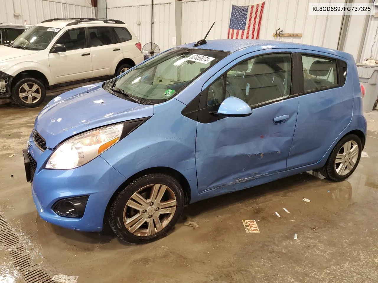 2015 Chevrolet Spark 1Lt VIN: KL8CD6S97FC737325 Lot: 80450874