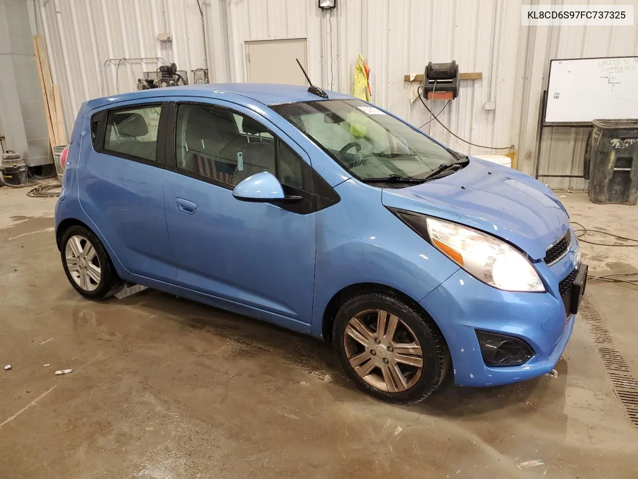 2015 Chevrolet Spark 1Lt VIN: KL8CD6S97FC737325 Lot: 80450874