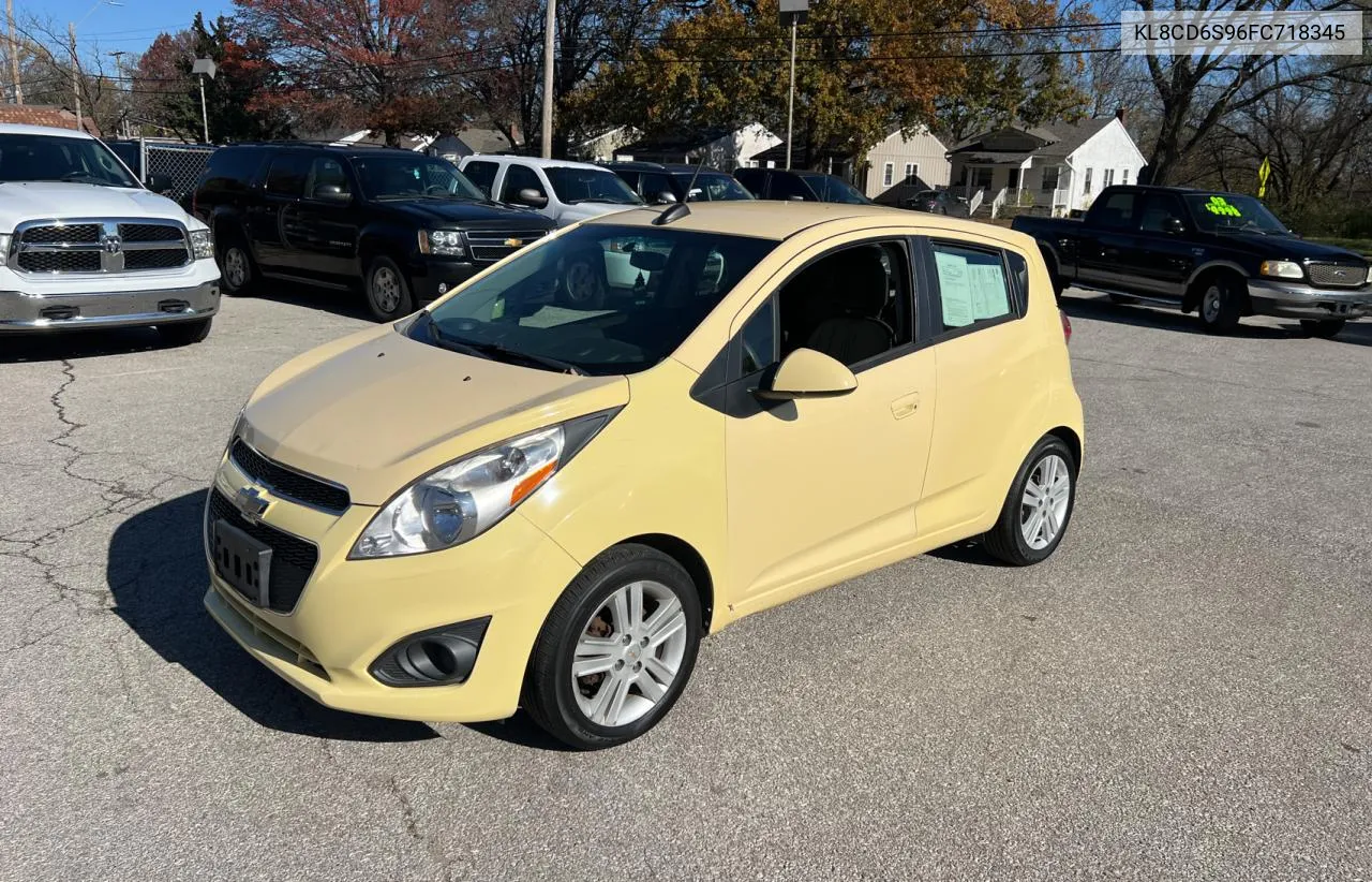 2015 Chevrolet Spark 1Lt VIN: KL8CD6S96FC718345 Lot: 81757414