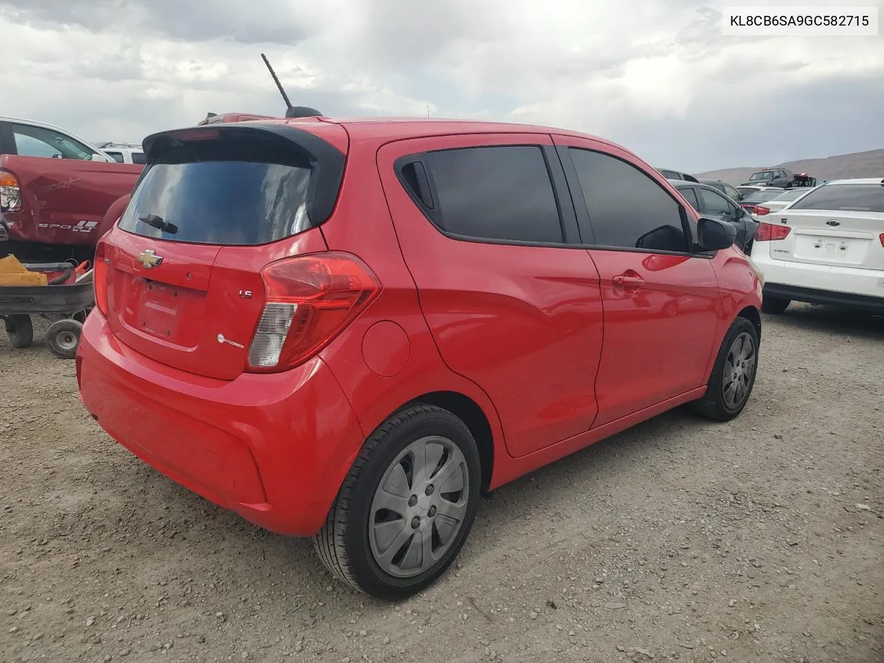 2016 Chevrolet Spark Ls VIN: KL8CB6SA9GC582715 Lot: 55257624