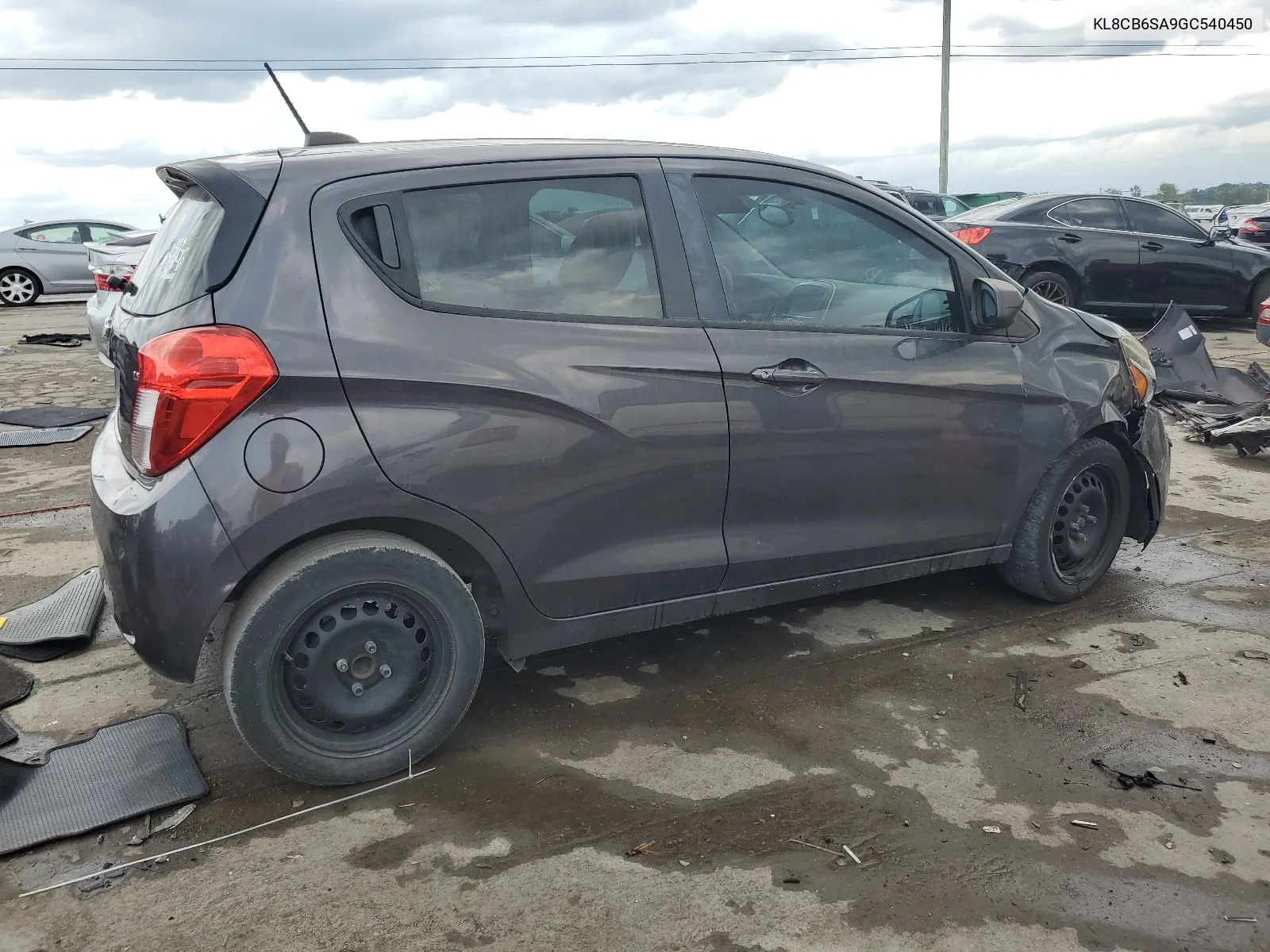 2016 Chevrolet Spark Ls VIN: KL8CB6SA9GC540450 Lot: 63545764