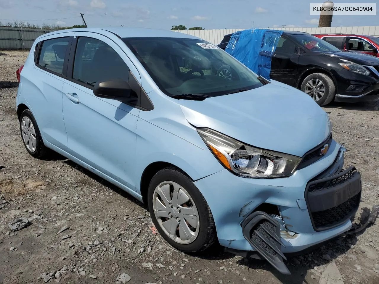 2016 Chevrolet Spark Ls VIN: KL8CB6SA7GC640904 Lot: 64837384