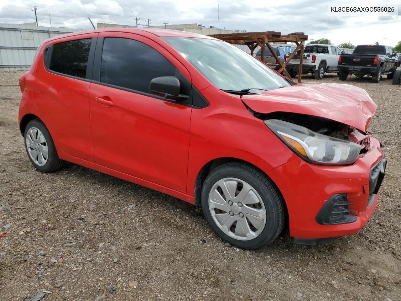 2016 Chevrolet Spark Ls VIN: KL8CB6SAXGC556026 Lot: 70018494