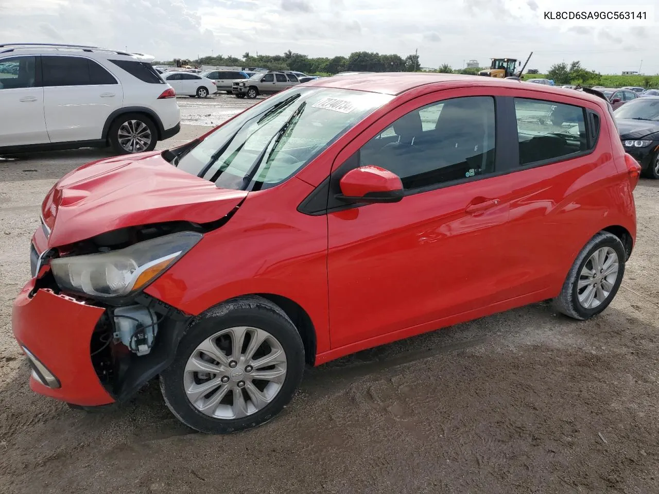 2016 Chevrolet Spark 1Lt VIN: KL8CD6SA9GC563141 Lot: 72740734