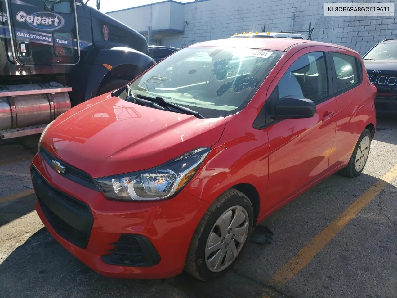 KL8CB6SA8GC619611 2016 Chevrolet Spark Ls