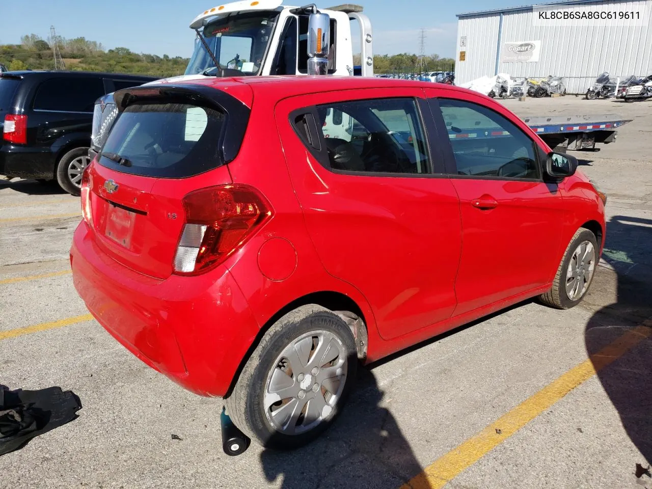 2016 Chevrolet Spark Ls VIN: KL8CB6SA8GC619611 Lot: 72795284