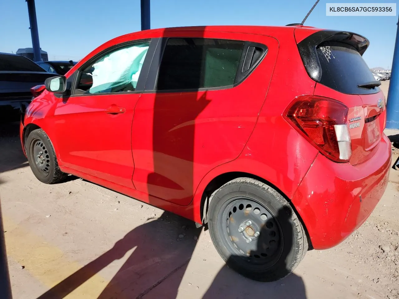 2016 Chevrolet Spark Ls VIN: KL8CB6SA7GC593356 Lot: 73110284