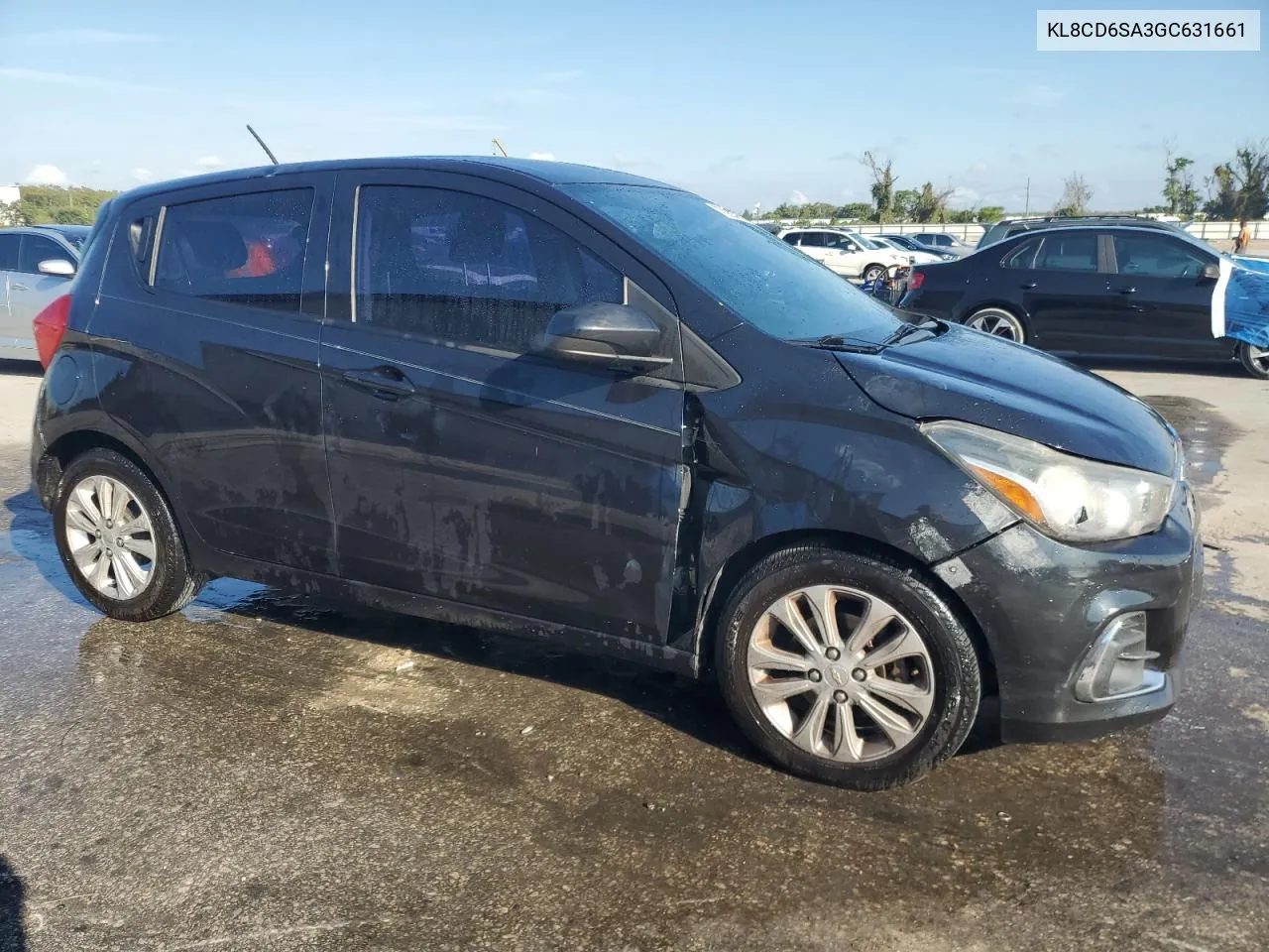 2016 Chevrolet Spark 1Lt VIN: KL8CD6SA3GC631661 Lot: 73928964