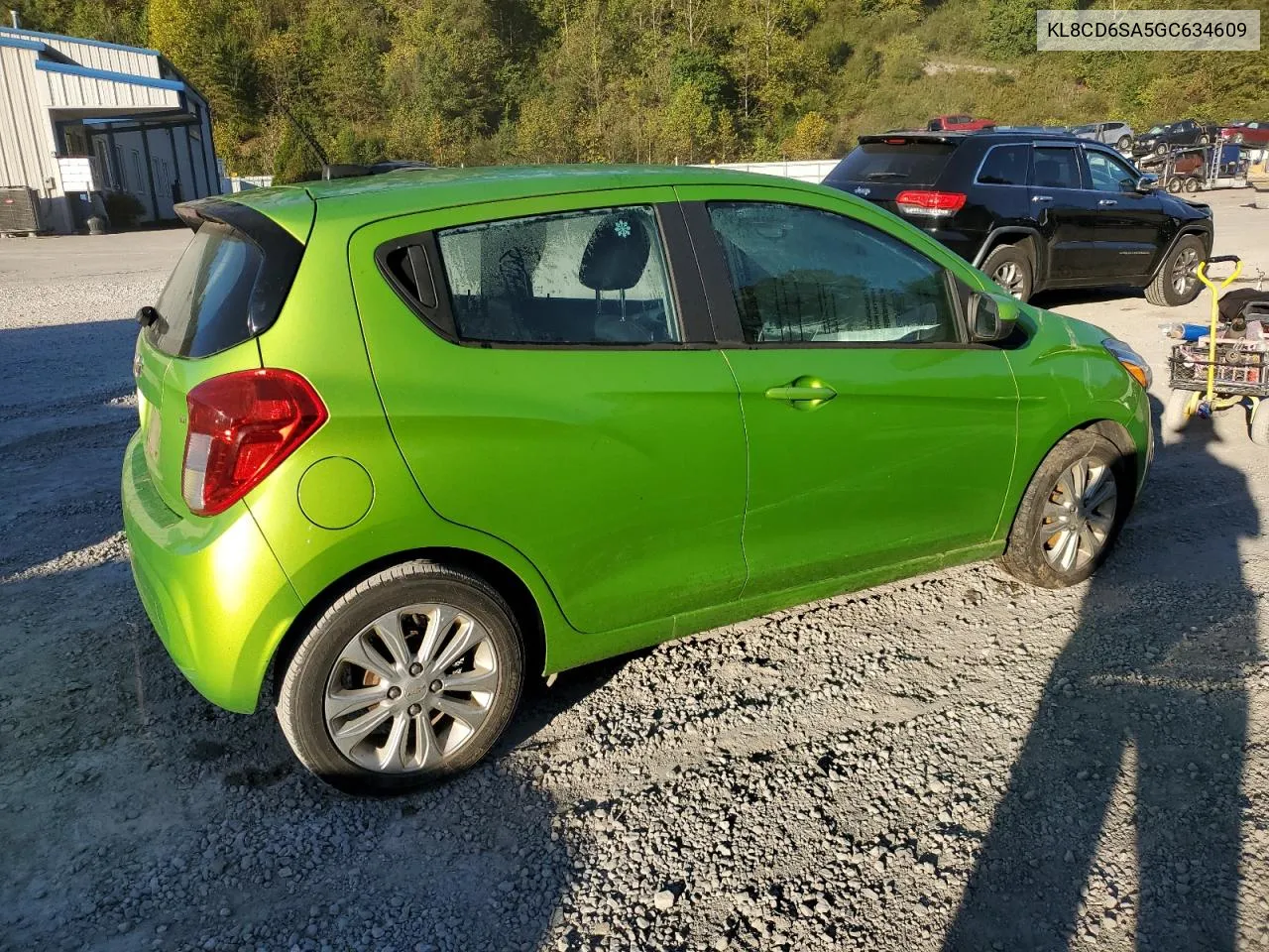 2016 Chevrolet Spark 1Lt VIN: KL8CD6SA5GC634609 Lot: 74132574