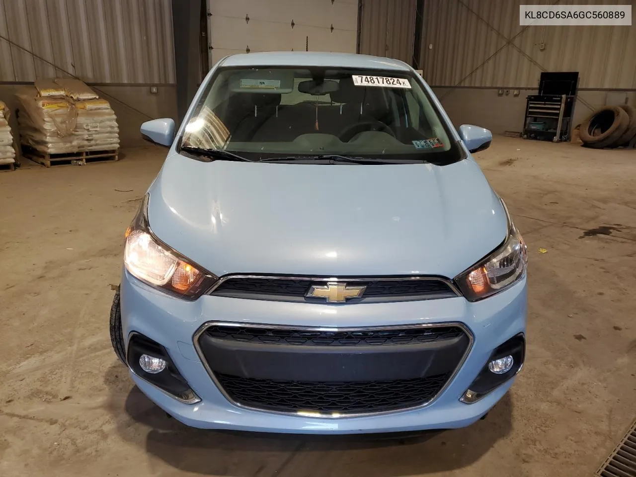 2016 Chevrolet Spark 1Lt VIN: KL8CD6SA6GC560889 Lot: 74817824