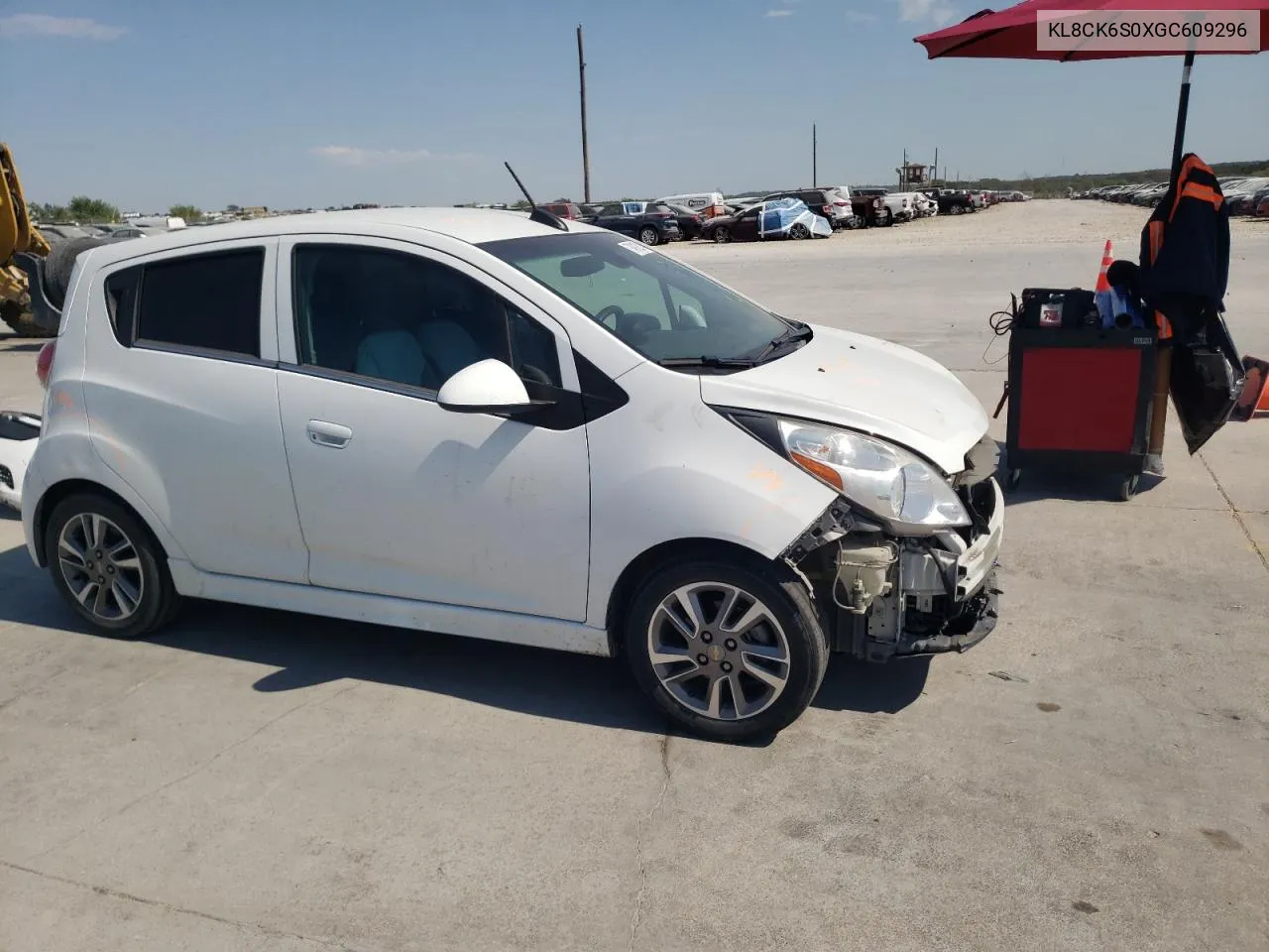 2016 Chevrolet Spark Ev 1Lt VIN: KL8CK6S0XGC609296 Lot: 74912014