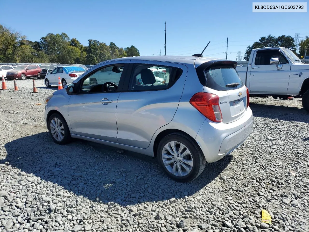 KL8CD6SA1GC603793 2016 Chevrolet Spark 1Lt