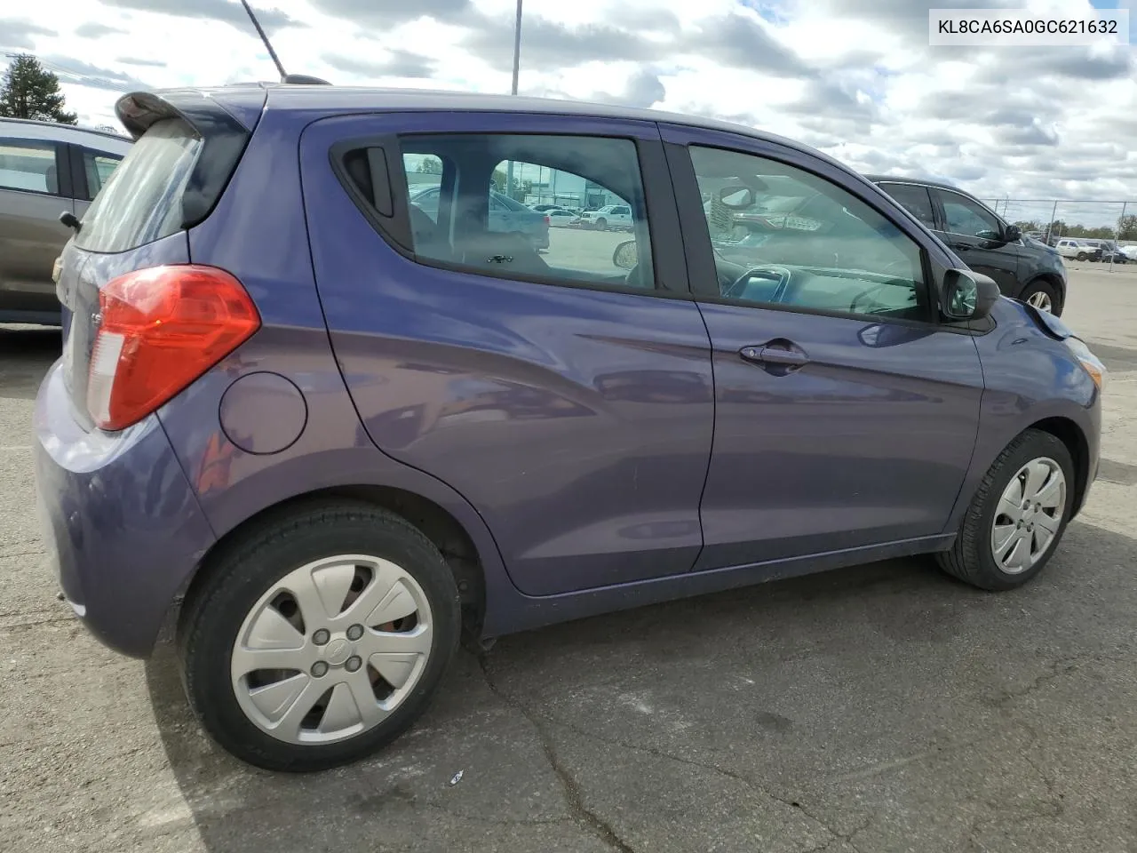 2016 Chevrolet Spark Ls VIN: KL8CA6SA0GC621632 Lot: 76036314