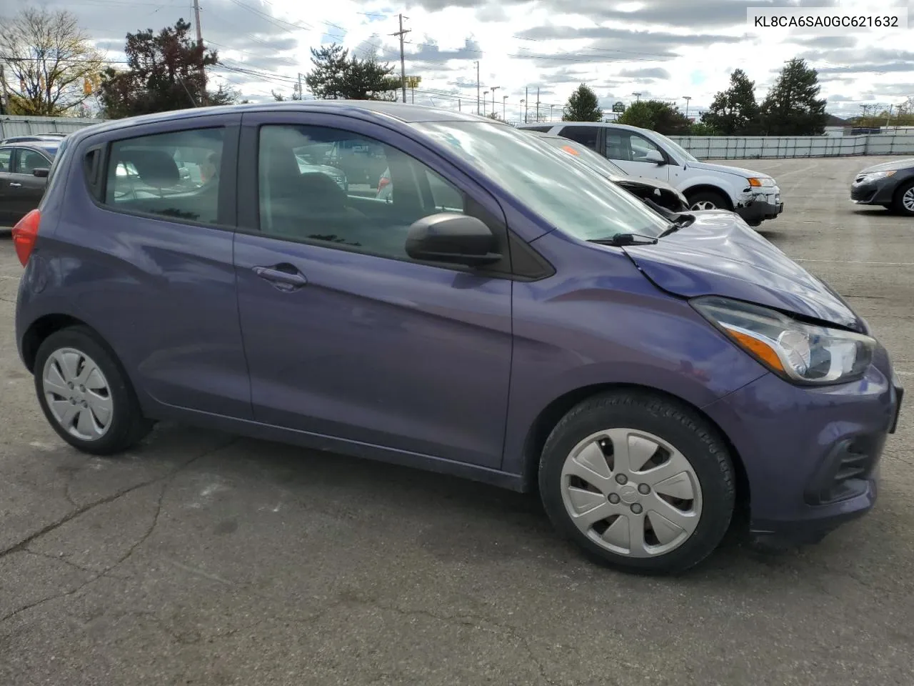 2016 Chevrolet Spark Ls VIN: KL8CA6SA0GC621632 Lot: 76036314