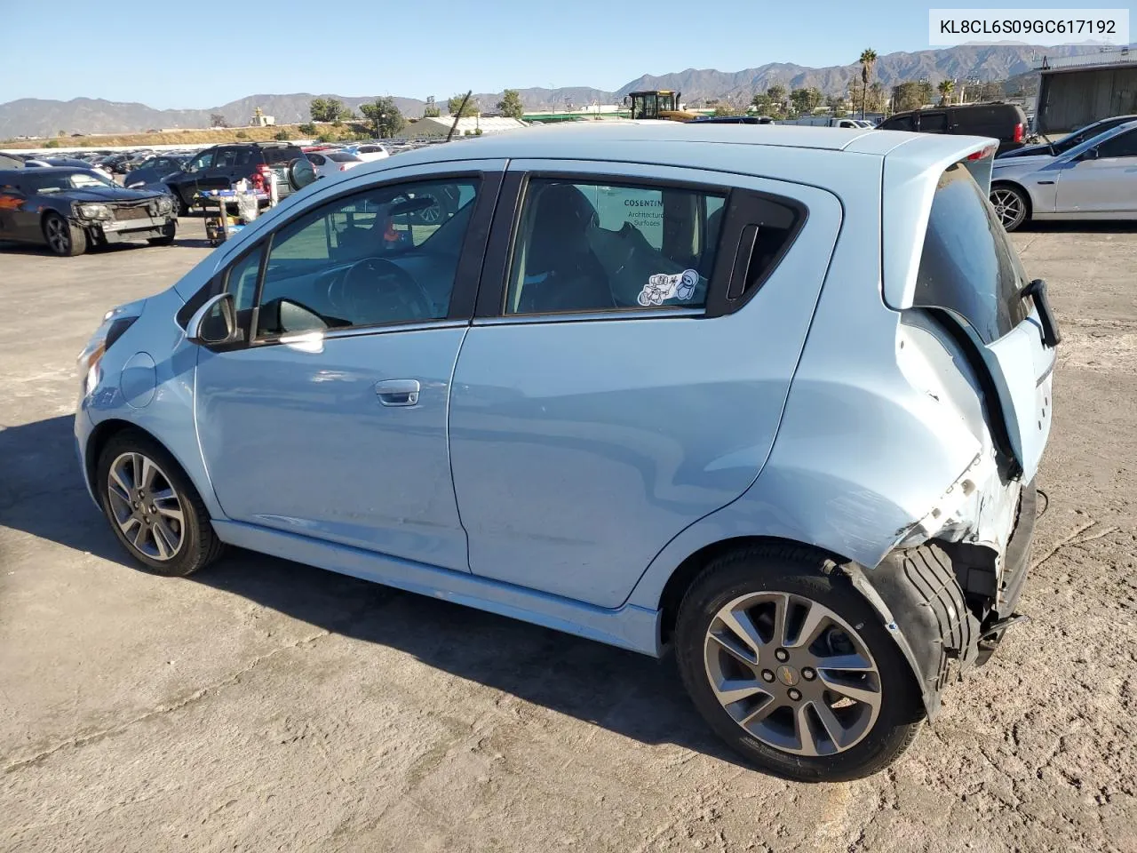 2016 Chevrolet Spark Ev 2Lt VIN: KL8CL6S09GC617192 Lot: 77213963