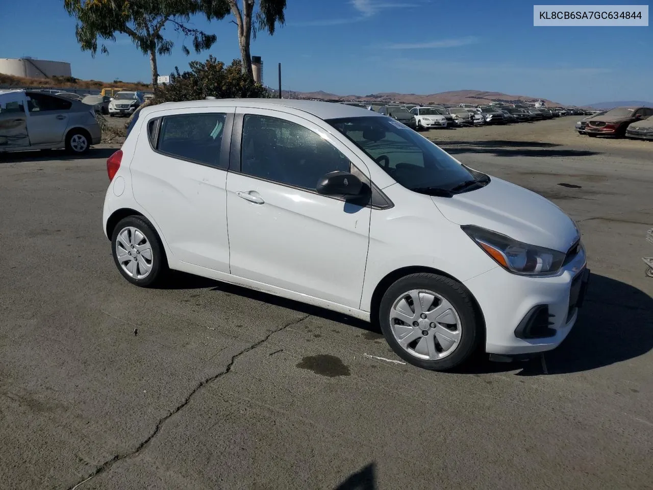 2016 Chevrolet Spark Ls VIN: KL8CB6SA7GC634844 Lot: 77486944