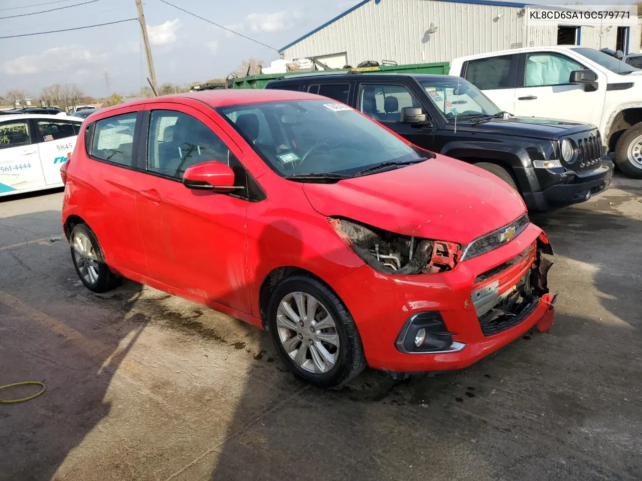 2016 Chevrolet Spark 1Lt VIN: KL8CD6SA1GC579771 Lot: 78427424