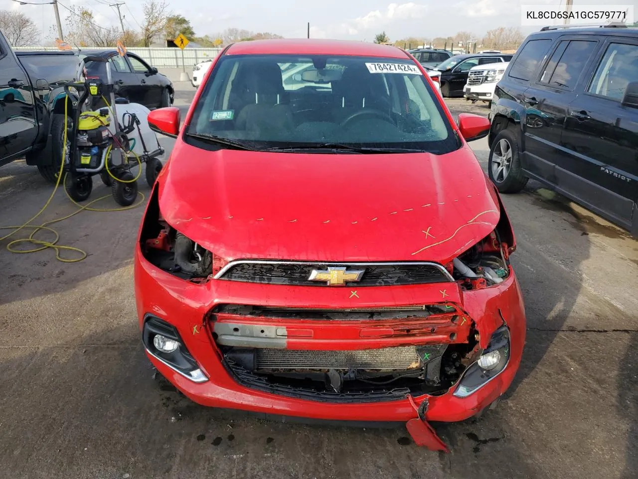 2016 Chevrolet Spark 1Lt VIN: KL8CD6SA1GC579771 Lot: 78427424