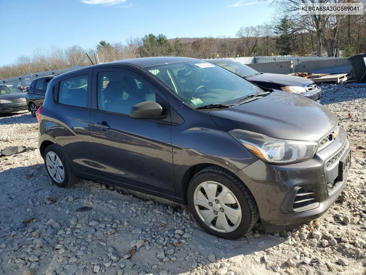 2016 Chevrolet Spark Ls VIN: KL8CA6SA2GC589041 Lot: 79241444