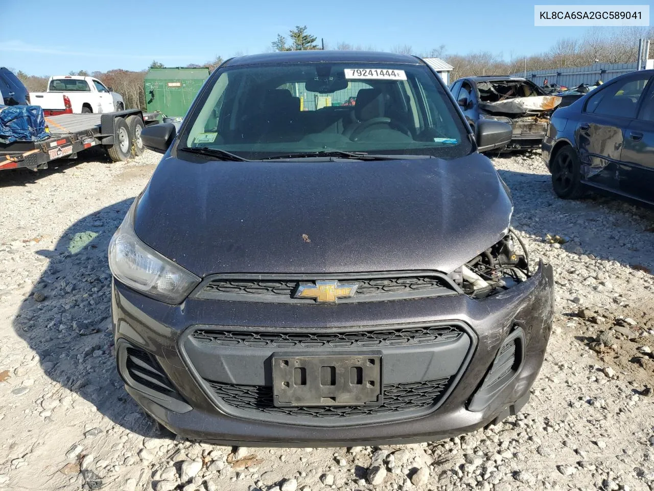 2016 Chevrolet Spark Ls VIN: KL8CA6SA2GC589041 Lot: 79241444