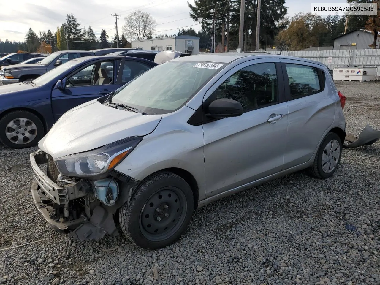 2016 Chevrolet Spark Ls VIN: KL8CB6SA7GC590585 Lot: 79510464