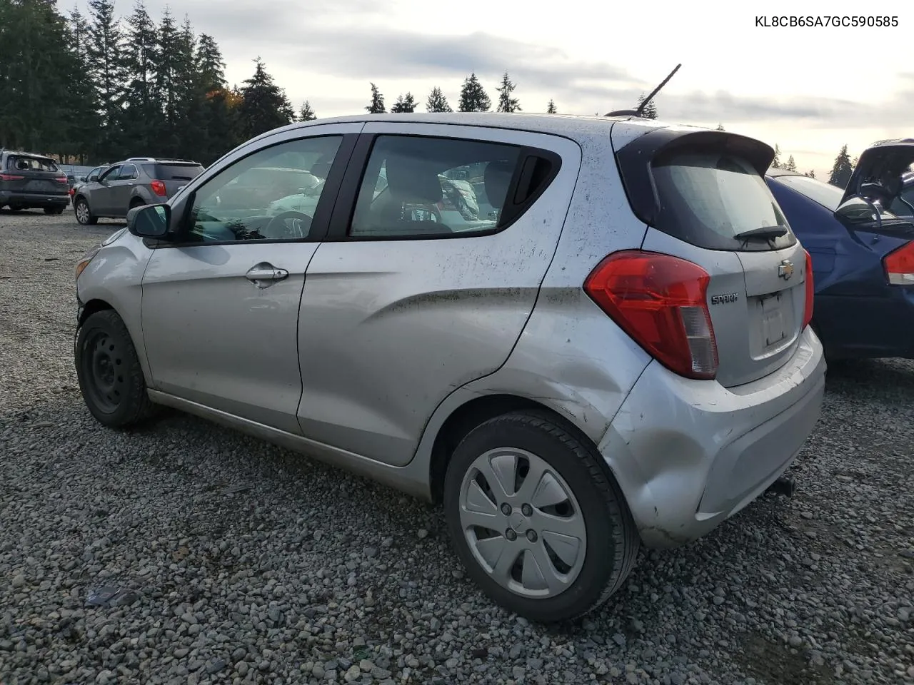 2016 Chevrolet Spark Ls VIN: KL8CB6SA7GC590585 Lot: 79510464