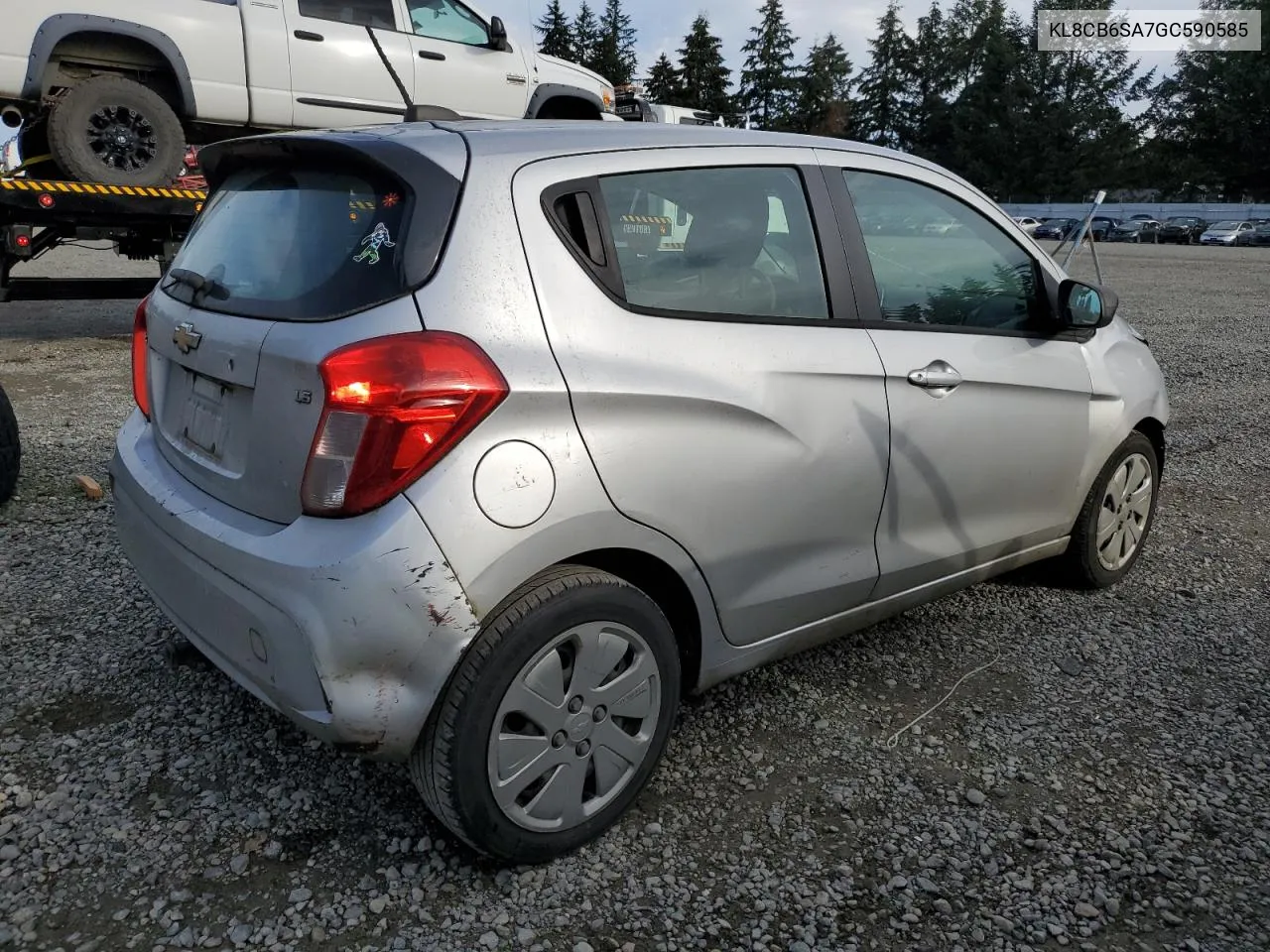 2016 Chevrolet Spark Ls VIN: KL8CB6SA7GC590585 Lot: 79510464