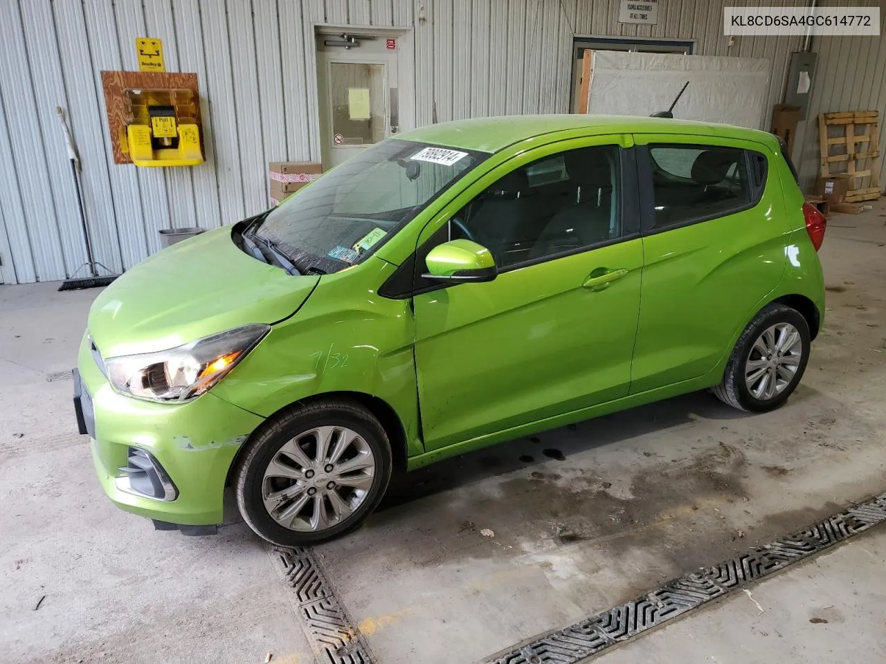 2016 Chevrolet Spark 1Lt VIN: KL8CD6SA4GC614772 Lot: 79892914