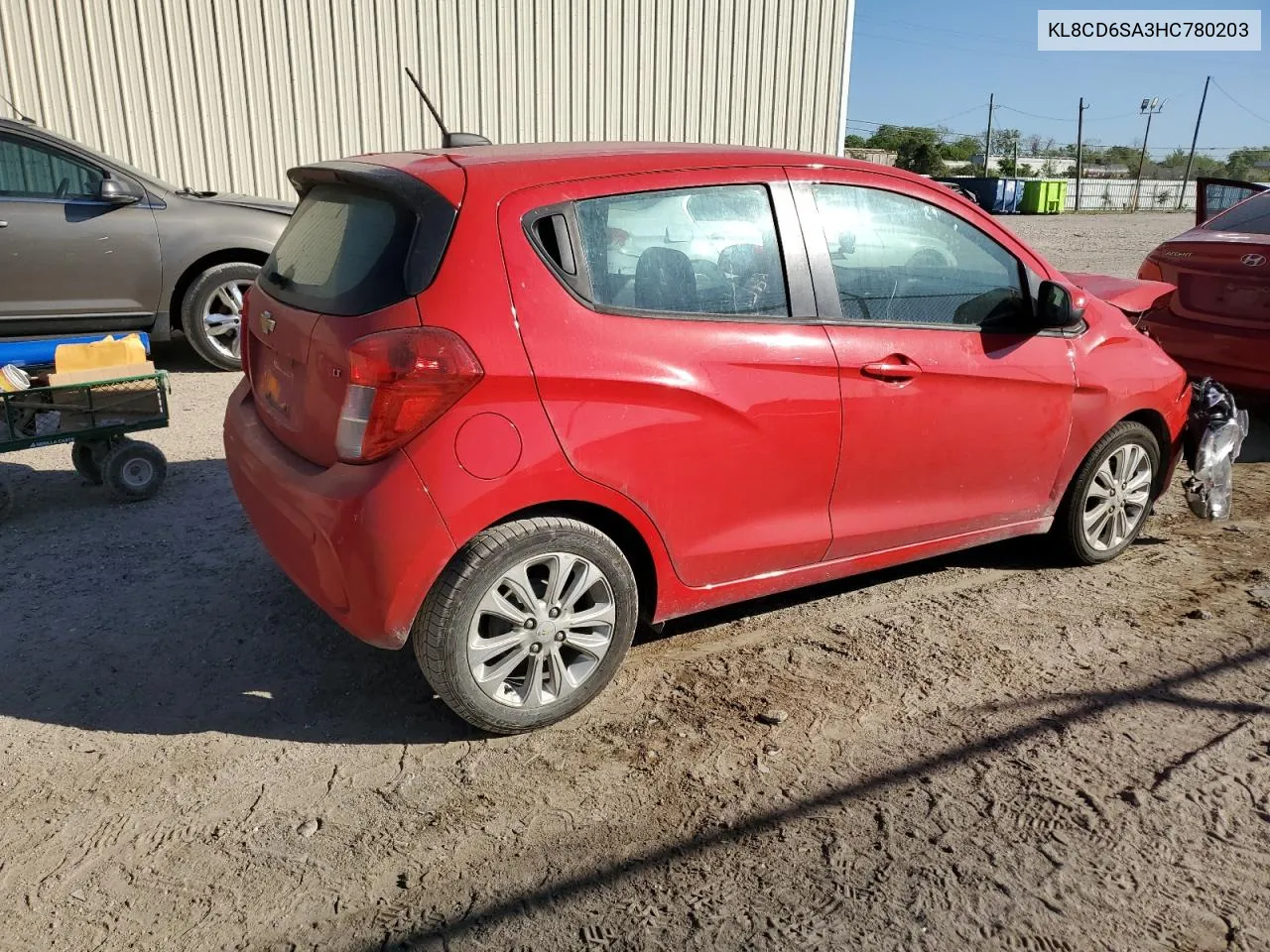 2017 Chevrolet Spark 1Lt VIN: KL8CD6SA3HC780203 Lot: 47986624