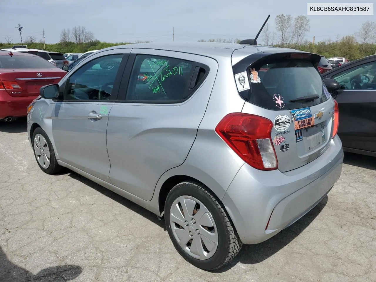 KL8CB6SAXHC831587 2017 Chevrolet Spark Ls