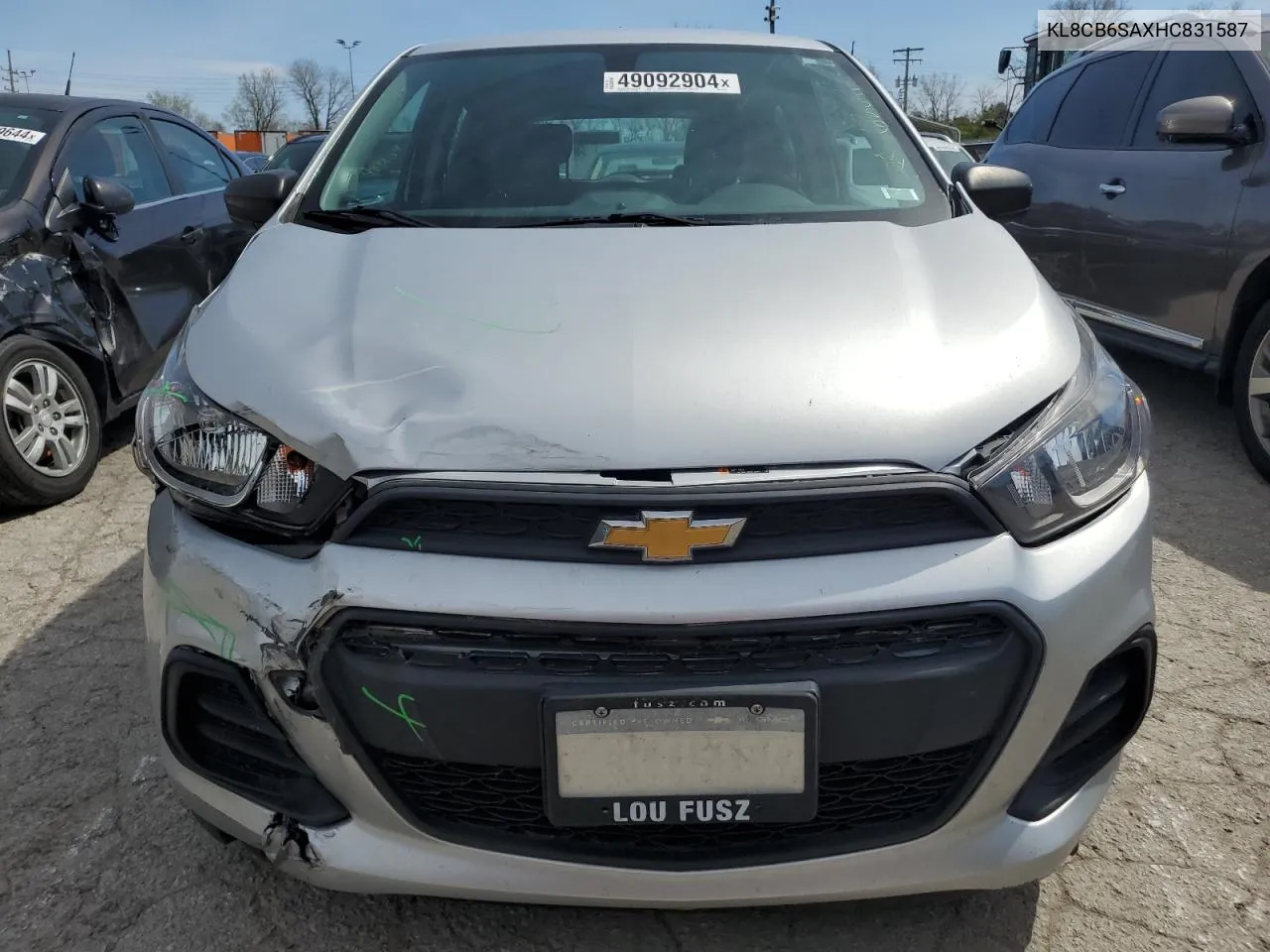 KL8CB6SAXHC831587 2017 Chevrolet Spark Ls