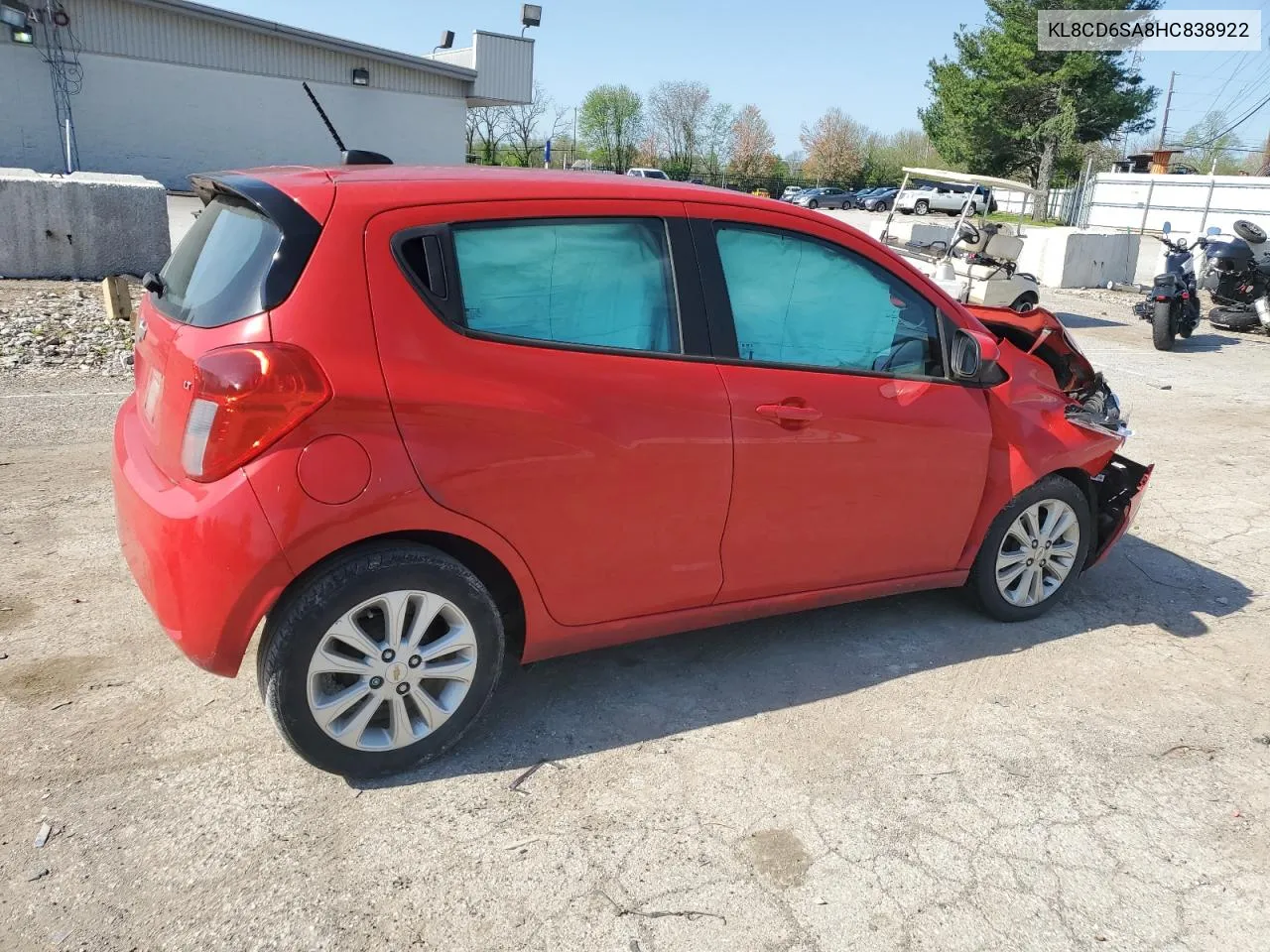 2017 Chevrolet Spark 1Lt VIN: KL8CD6SA8HC838922 Lot: 50961914