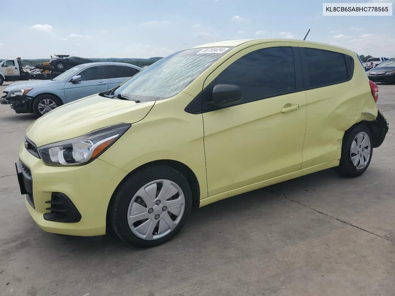 2017 Chevrolet Spark Ls VIN: KL8CB6SA8HC778565 Lot: 56759434