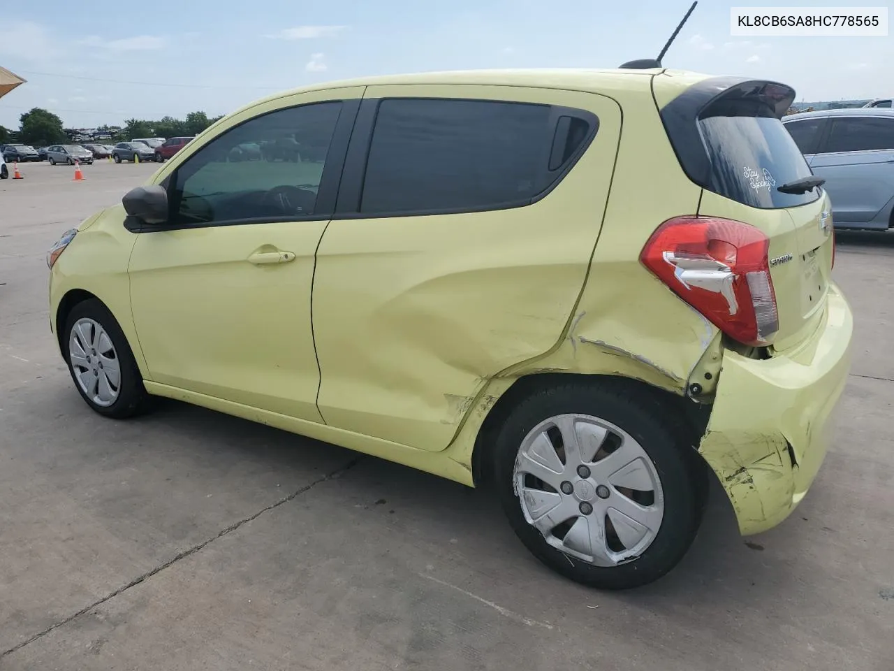 2017 Chevrolet Spark Ls VIN: KL8CB6SA8HC778565 Lot: 56759434