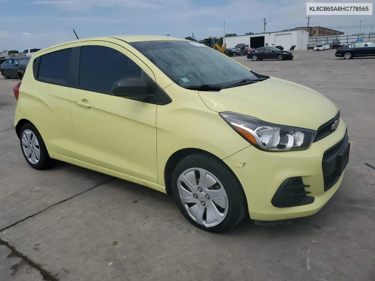 2017 Chevrolet Spark Ls VIN: KL8CB6SA8HC778565 Lot: 56759434