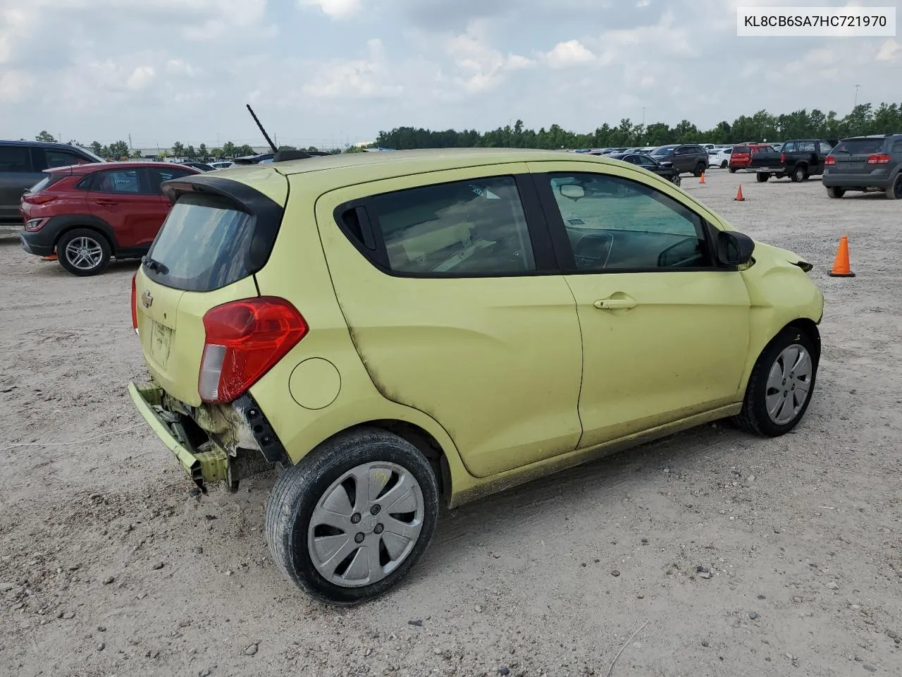 2017 Chevrolet Spark Ls VIN: KL8CB6SA7HC721970 Lot: 57543174