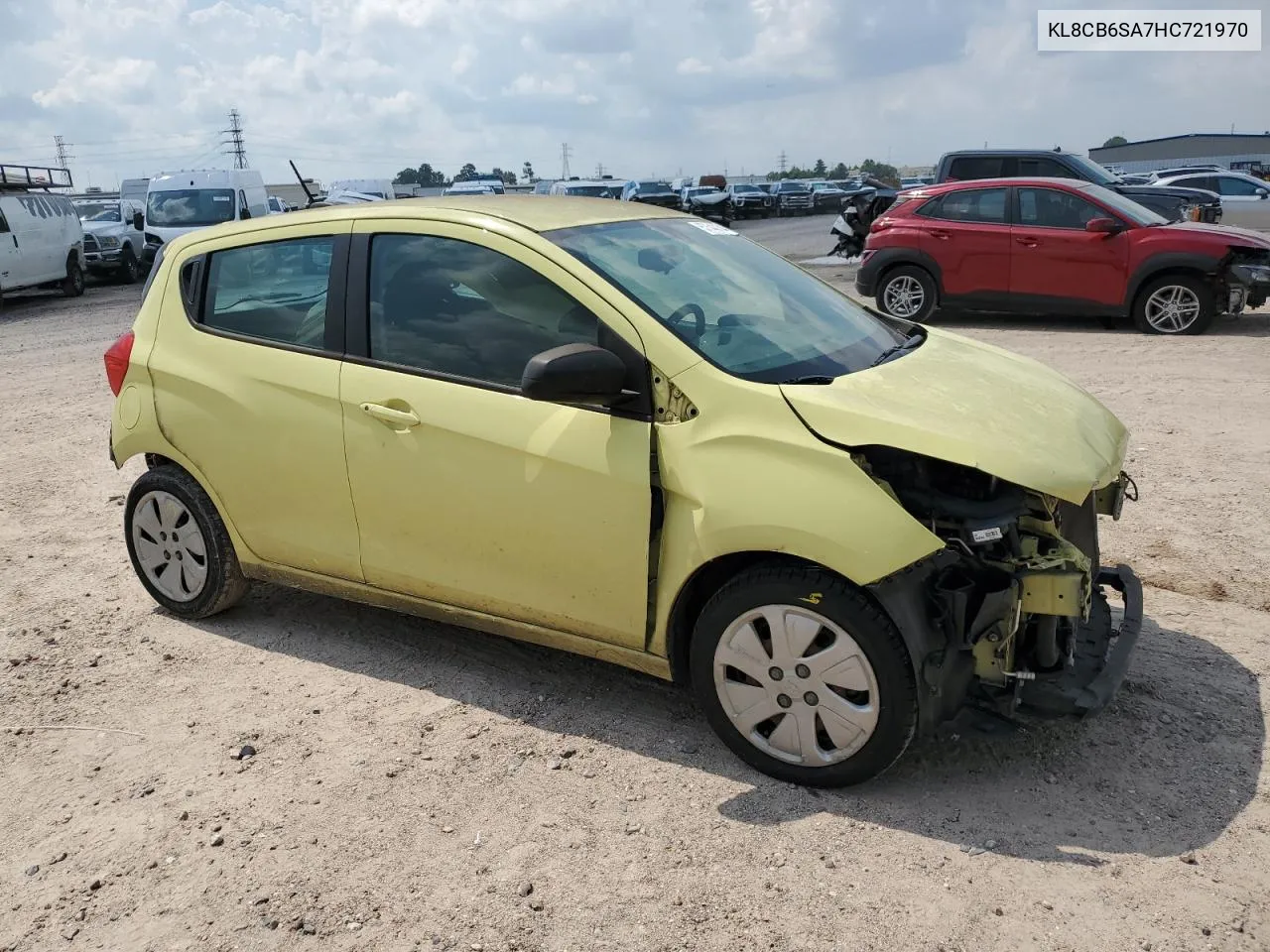 2017 Chevrolet Spark Ls VIN: KL8CB6SA7HC721970 Lot: 57543174