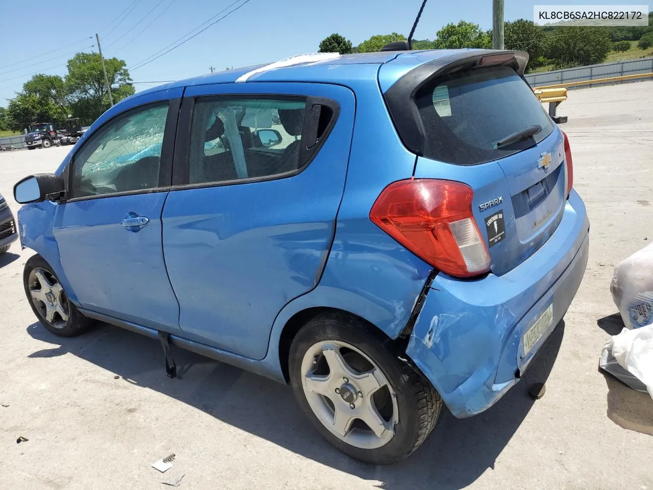 2017 Chevrolet Spark Ls VIN: KL8CB6SA2HC822172 Lot: 58387724