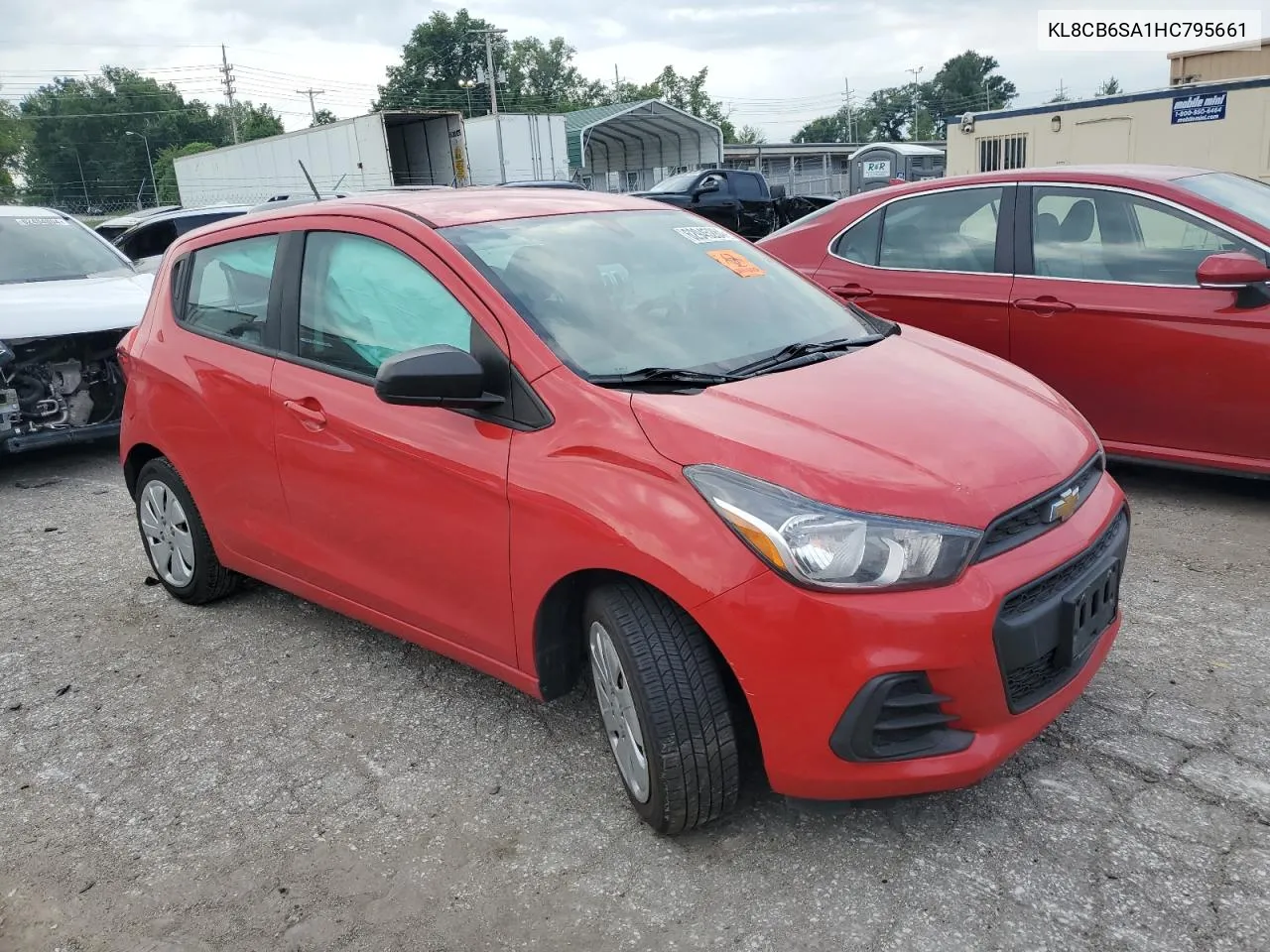 2017 Chevrolet Spark Ls VIN: KL8CB6SA1HC795661 Lot: 62945284