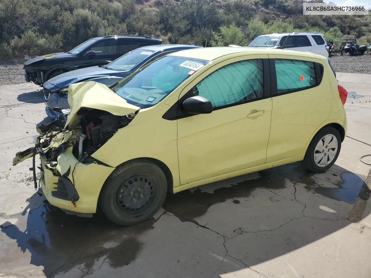 2017 Chevrolet Spark Ls VIN: KL8CB6SA3HC736966 Lot: 63240164