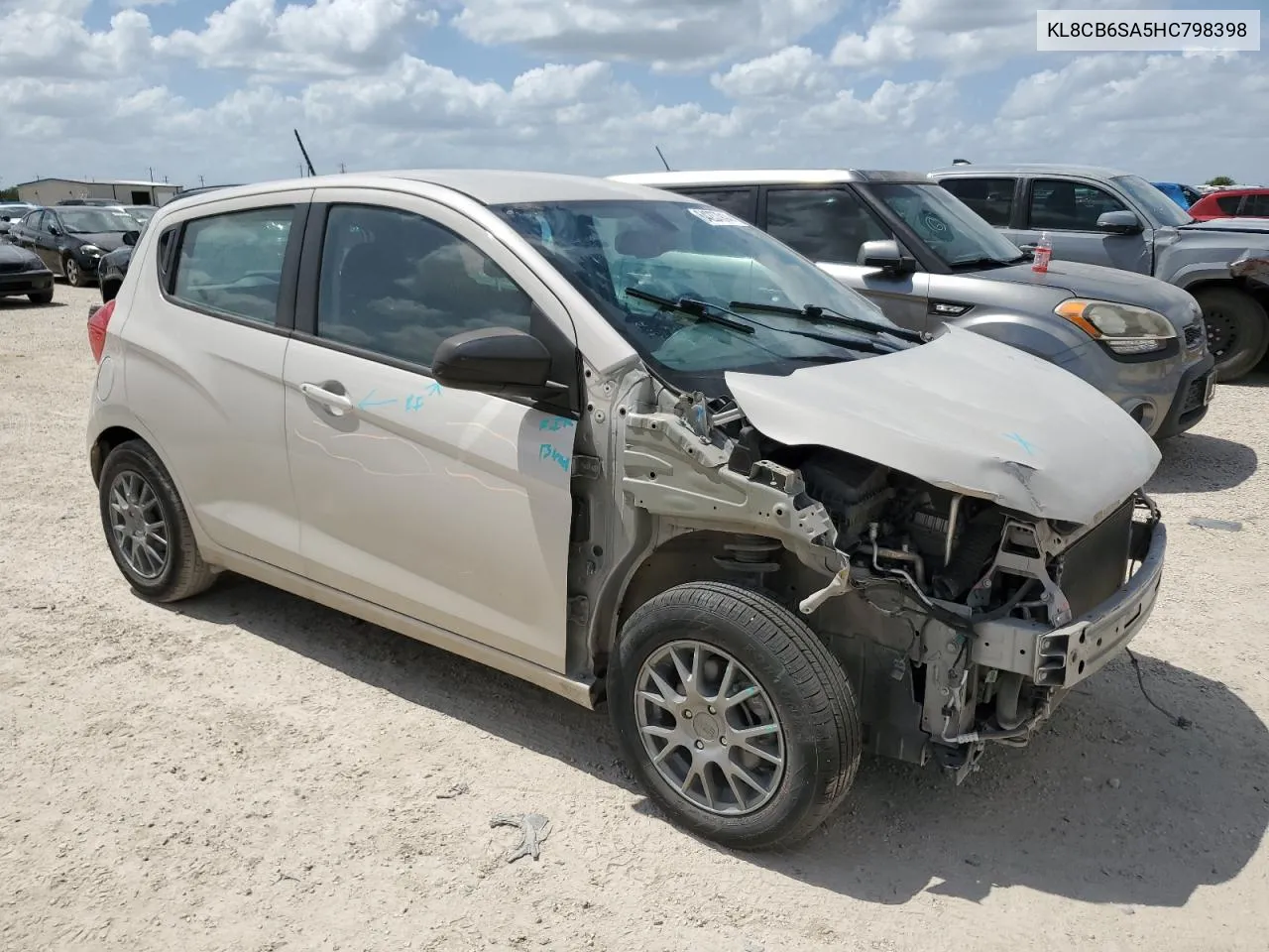 2017 Chevrolet Spark Ls VIN: KL8CB6SA5HC798398 Lot: 64237914