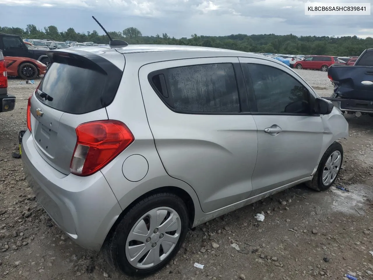 2017 Chevrolet Spark Ls VIN: KL8CB6SA5HC839841 Lot: 65235194