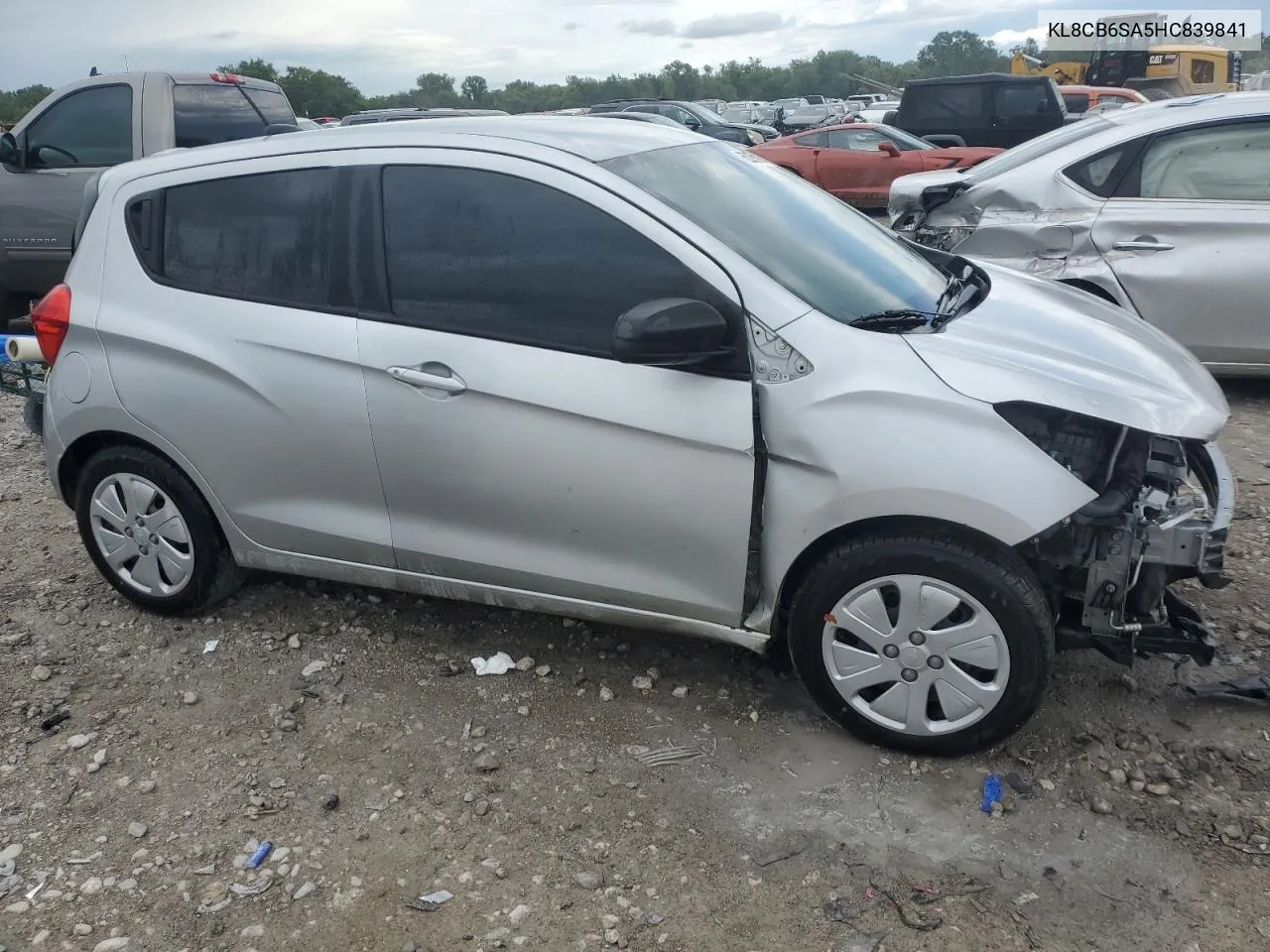 2017 Chevrolet Spark Ls VIN: KL8CB6SA5HC839841 Lot: 65235194