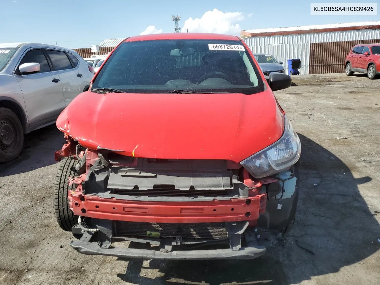 2017 Chevrolet Spark Ls VIN: KL8CB6SA4HC839426 Lot: 66872614