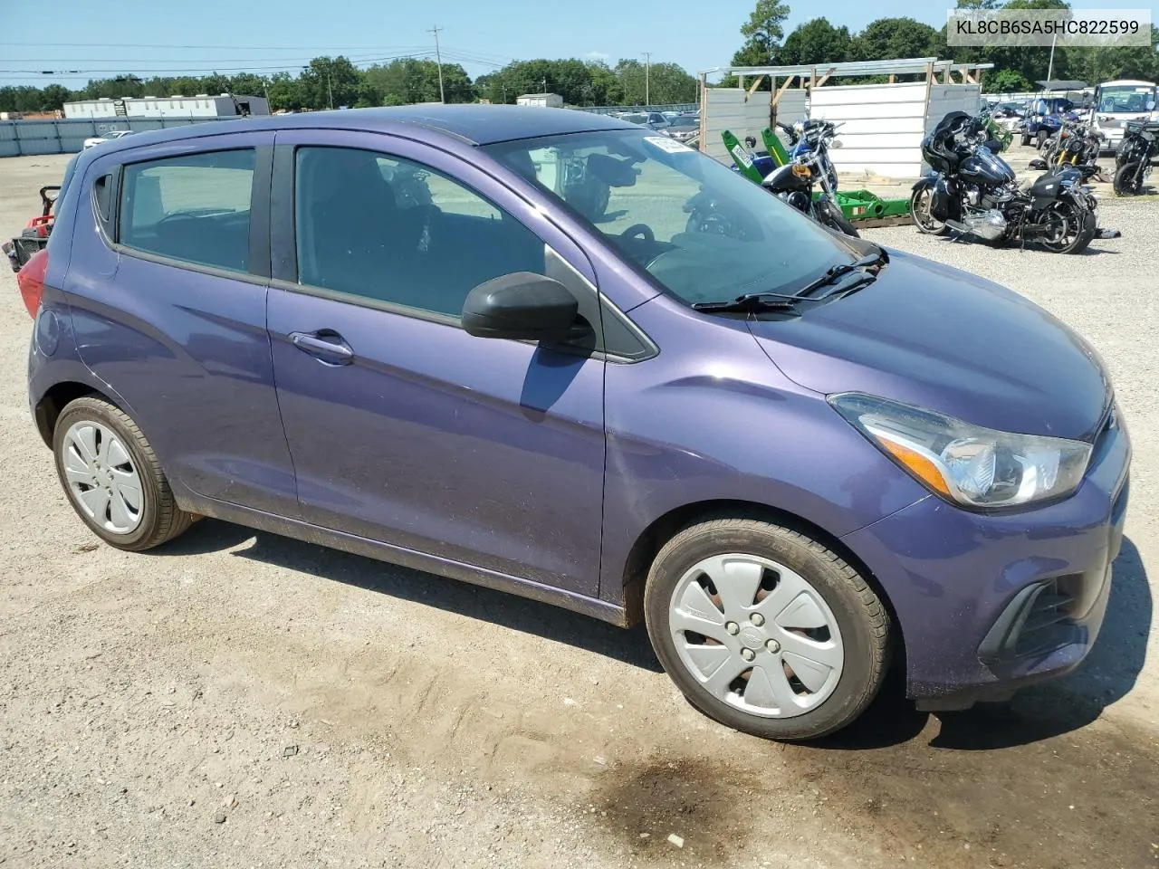 2017 Chevrolet Spark Ls VIN: KL8CB6SA5HC822599 Lot: 67059284