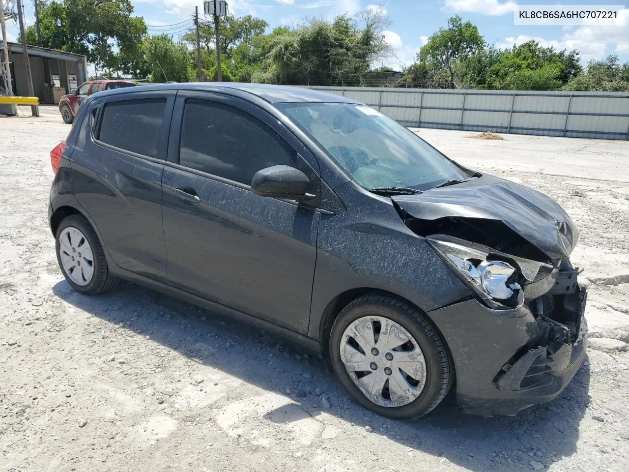 2017 Chevrolet Spark Ls VIN: KL8CB6SA6HC707221 Lot: 67567554