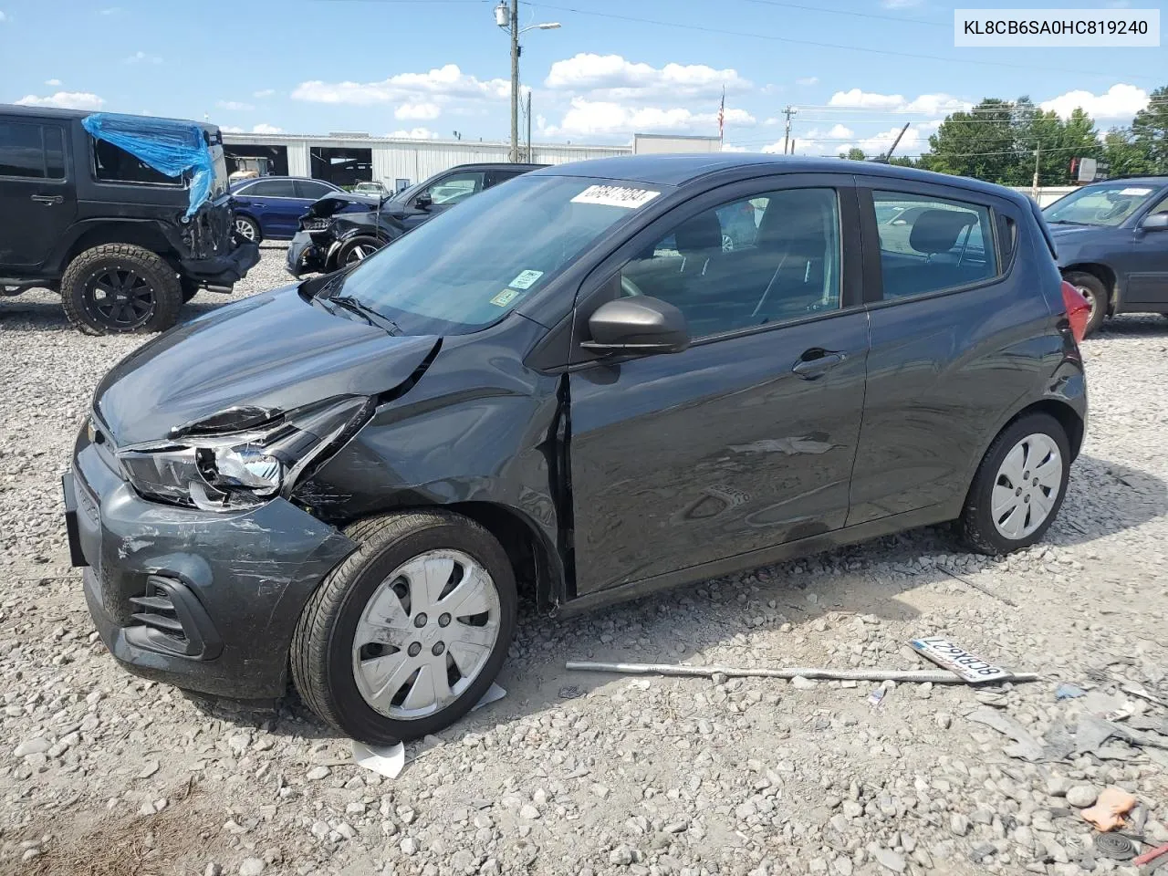 2017 Chevrolet Spark Ls VIN: KL8CB6SA0HC819240 Lot: 68847984