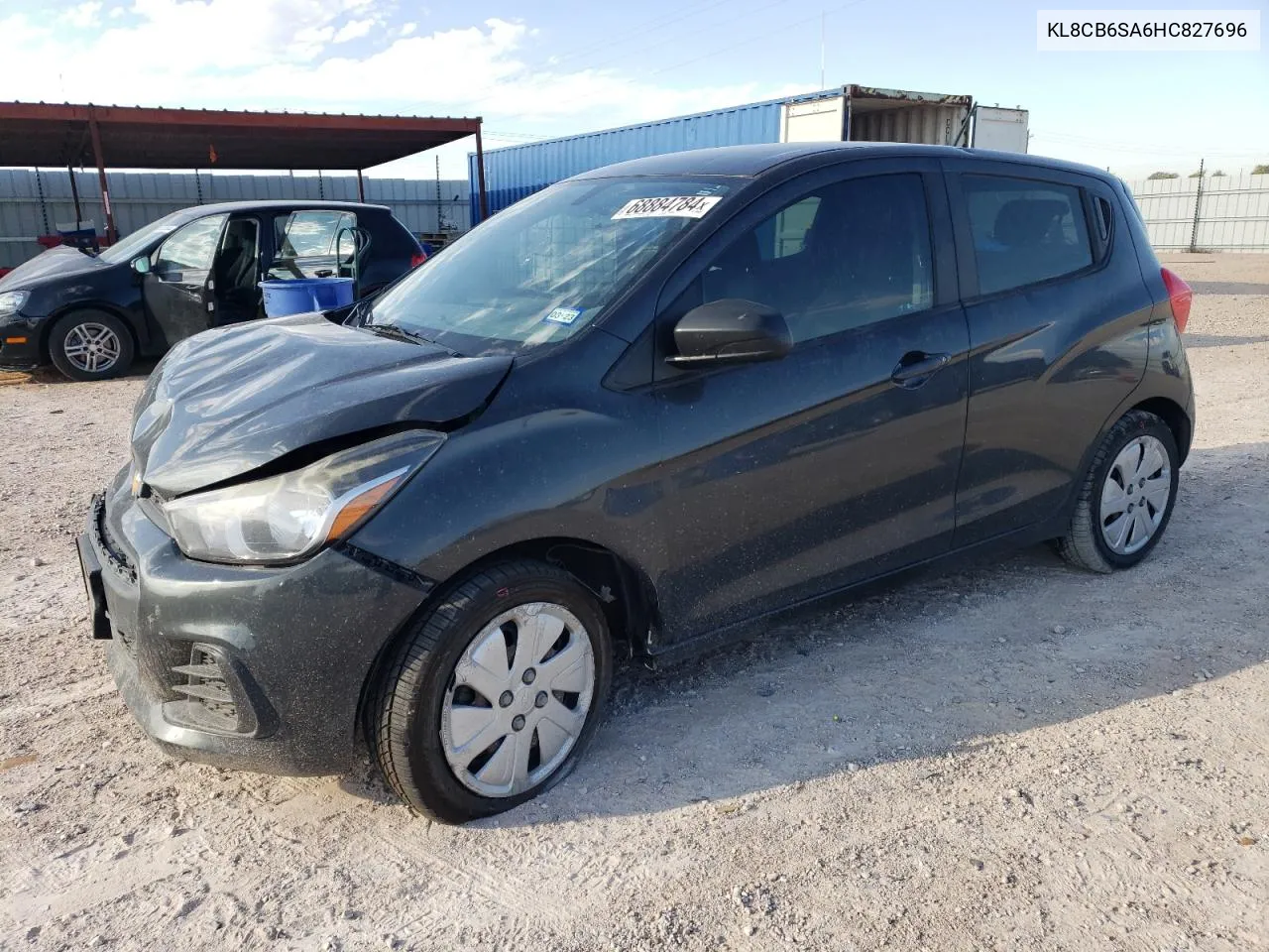 2017 Chevrolet Spark Ls VIN: KL8CB6SA6HC827696 Lot: 68884784