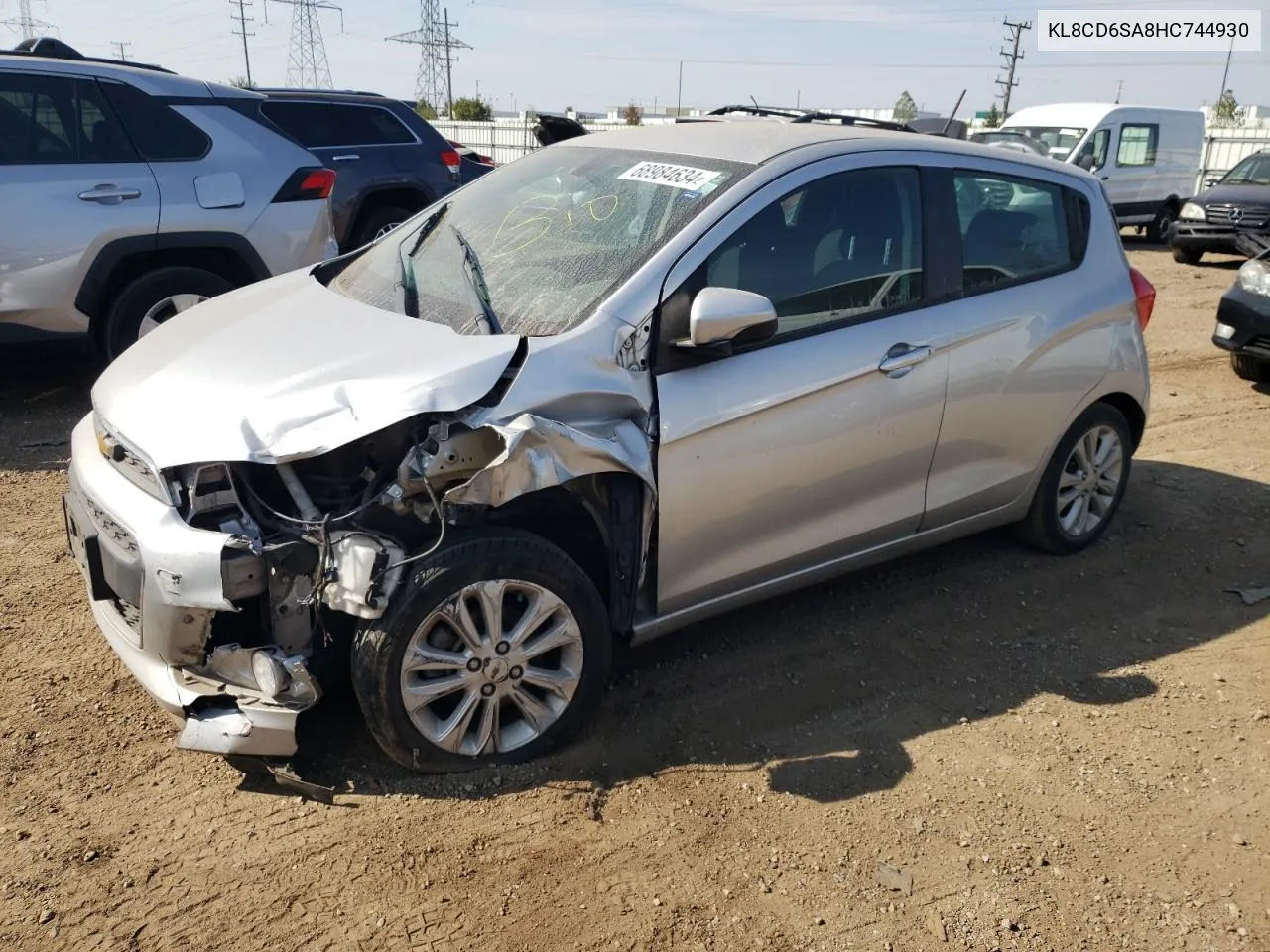 2017 Chevrolet Spark 1Lt VIN: KL8CD6SA8HC744930 Lot: 68984634